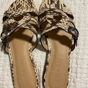Brand new coach sandals size 7